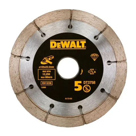Expressleverans Dewalt DT3758-QZ Fogfrässkiva